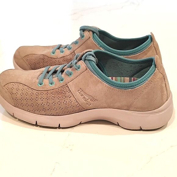 Dansko Elise Sneakers Sedona Gray Lace Up Slip Resistant Shoes - Picture 4 of 14